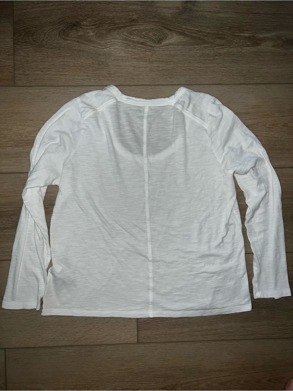 Banana Republic White Long-Sleeve Scoop Neck Women’s Top -size XL - Picture 3 of 3